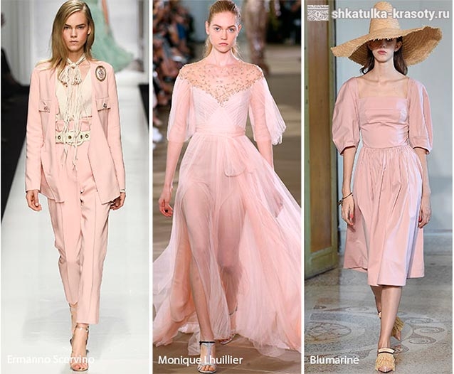 модные цвета весна лето 2017